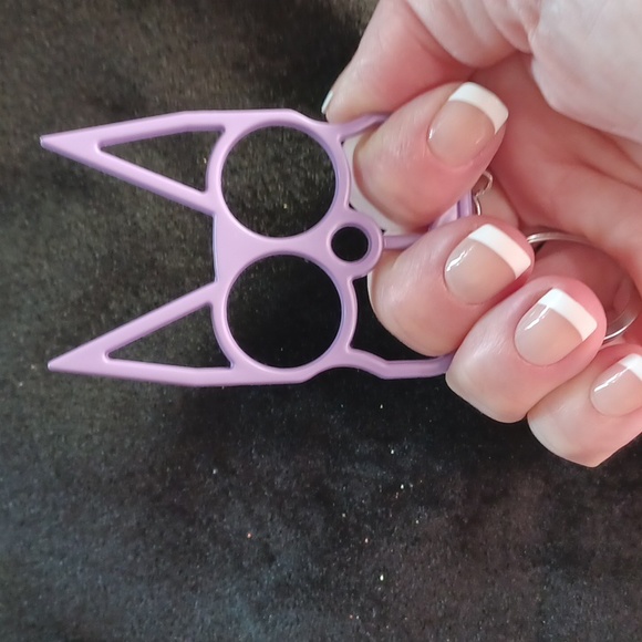 Safety kittypup keychain LILAC - Picture 3 of 4